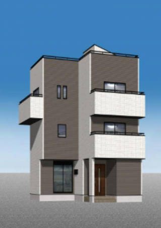 春日部市粕壁東、新築一戸建ての画像です