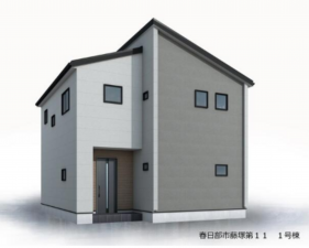 春日部市藤塚、新築一戸建ての画像です