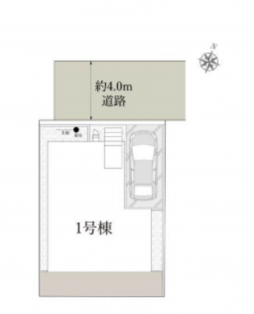 春日部市六軒町、新築一戸建ての画像です