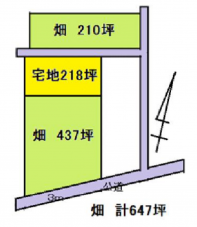 春日部市西親野井、土地の間取り画像です