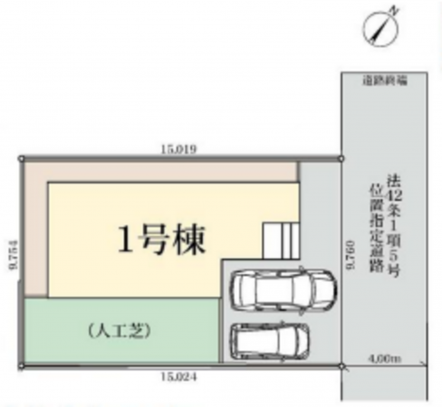 春日部市豊町、新築一戸建ての画像です