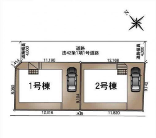 春日部市増戸、新築一戸建ての画像です