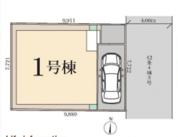 春日部市南、新築一戸建ての画像です