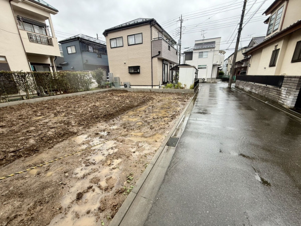 春日部市藤塚、土地の画像です