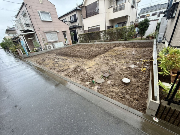 春日部市藤塚、土地の画像です