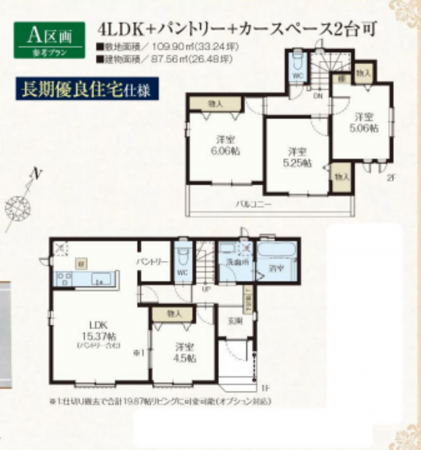春日部市藤塚、土地の画像です