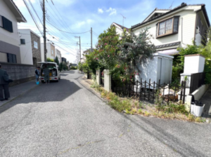 春日部市大枝、土地の画像です