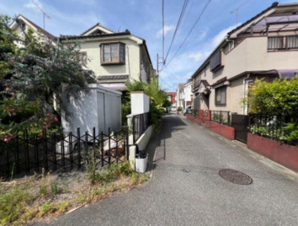 春日部市大枝、土地の画像です