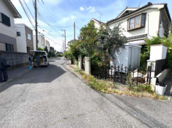 春日部市大枝、土地の画像です