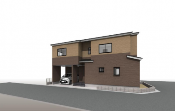 春日部市藤塚、新築一戸建ての画像です