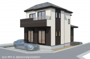 春日部市上蛭田、新築一戸建ての画像です