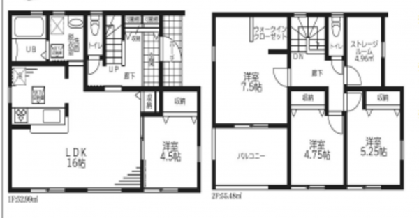 春日部市小渕、収益物件/その他の間取り画像です