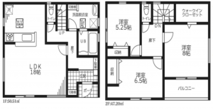 春日部市小渕、収益物件/その他の間取り画像です