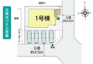 春日部市増田新田、新築一戸建ての画像です