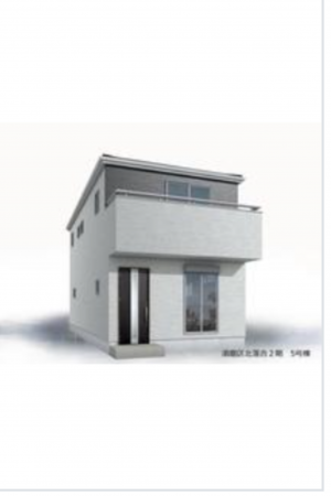 神戸市須磨区北落合、新築一戸建ての外観画像です