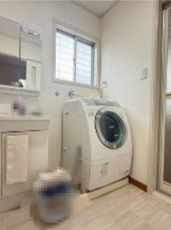 神戸市須磨区神の谷、中古一戸建ての洗面画像です