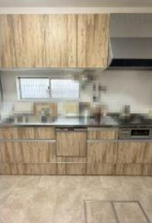 神戸市須磨区神の谷、中古一戸建てのキッチン画像です