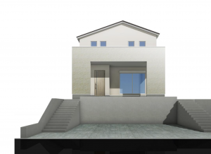 神戸市須磨区白川台、新築一戸建ての外観画像です