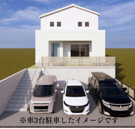 神戸市須磨区白川台、新築一戸建ての外観画像です