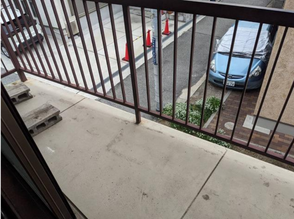 神戸市須磨区大手町、中古一戸建てのバルコニー画像です