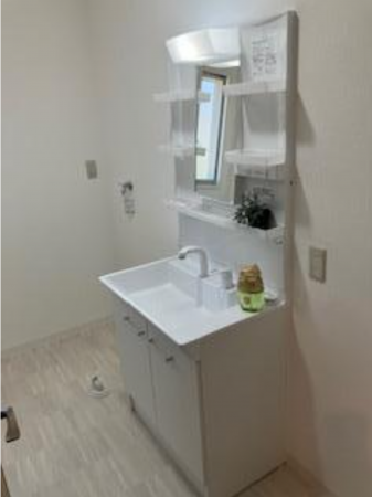 神戸市須磨区東白川台、中古一戸建ての洗面画像です