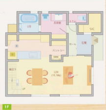 神戸市須磨区車、中古一戸建ての間取り画像です