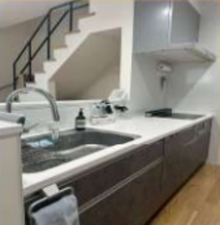 神戸市須磨区車、中古一戸建てのキッチン画像です