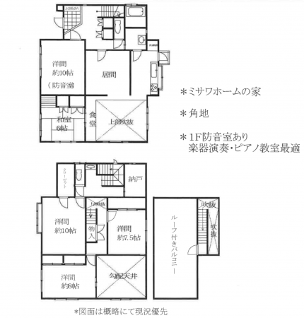 神戸市須磨区多井畑南町、中古一戸建ての間取り画像です