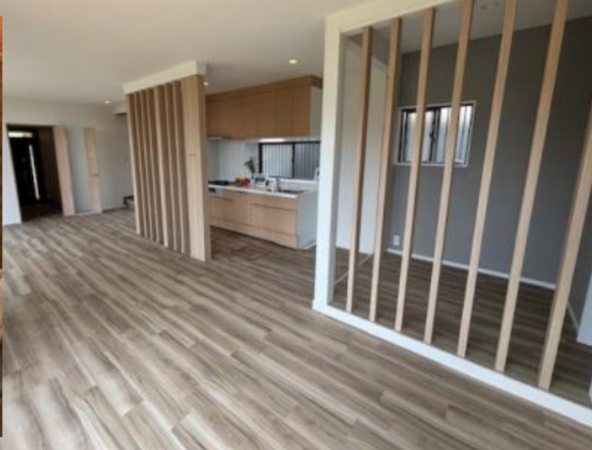 神戸市須磨区北落合、中古一戸建ての居間画像です