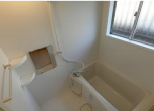 神戸市須磨区妙法寺、中古一戸建ての風呂画像です