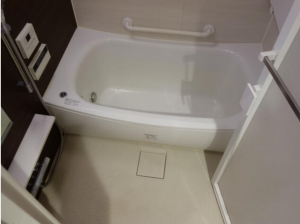 神戸市須磨区村雨町、中古マンションの風呂画像です