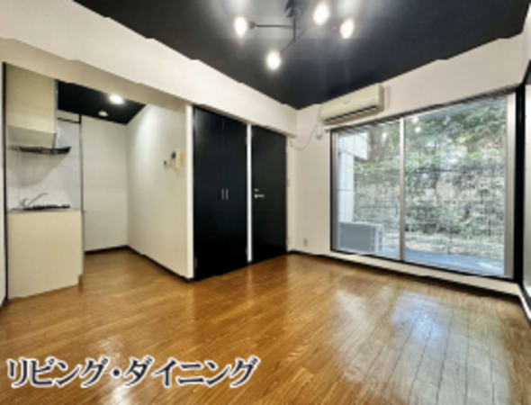 神戸市須磨区潮見台町、中古マンションの居間画像です