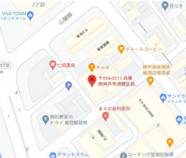 神戸市須磨区前池町、中古マンションの地図画像です
