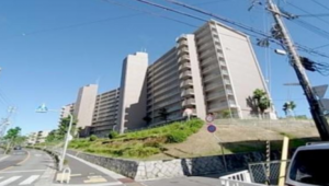 神戸市須磨区友が丘、中古マンションの外観画像です