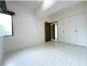 神戸市須磨区北落合、中古マンションの寝室画像です