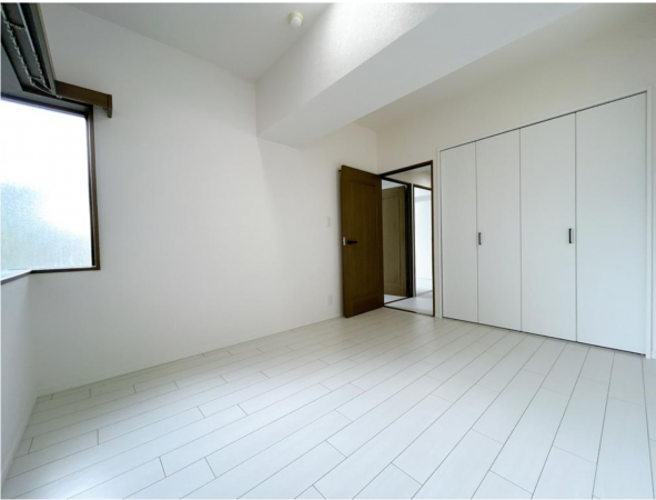 神戸市須磨区北落合、中古マンションの寝室画像です