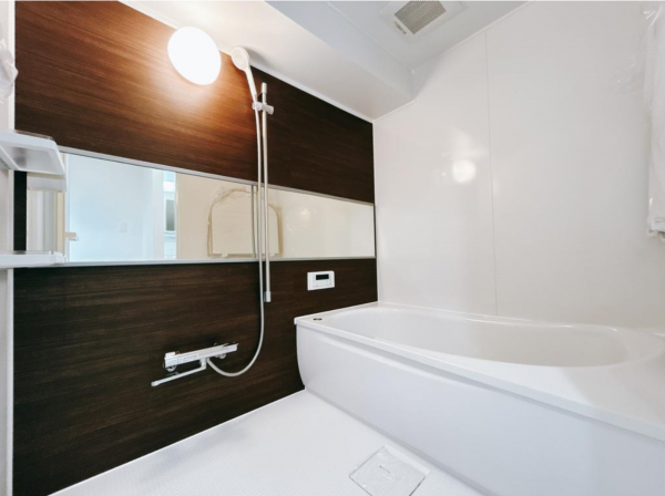 神戸市須磨区北落合、中古マンションの風呂画像です