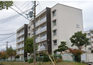 神戸市須磨区高倉台、中古マンションの外観画像です