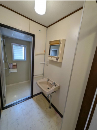 神戸市須磨区一ノ谷町、中古マンションの洗面画像です