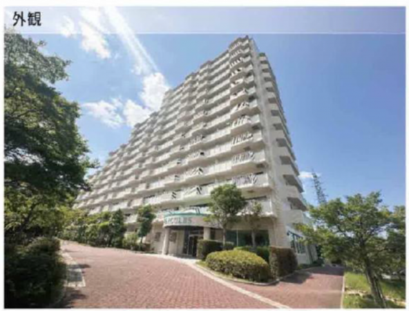 神戸市須磨区道正台、中古マンションの外観画像です