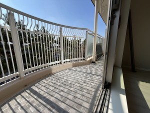 神戸市須磨区神の谷、中古マンションのバルコニー画像です