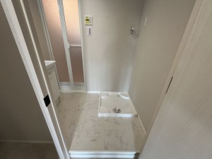 神戸市須磨区神の谷、中古マンションの洗面画像です