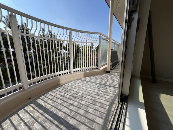 神戸市須磨区神の谷、中古マンションのバルコニー画像です