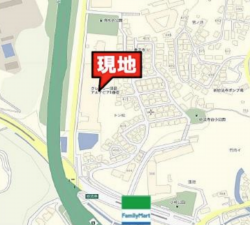 神戸市須磨区清水台、中古マンションの地図画像です