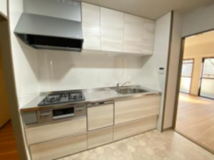 神戸市須磨区妙法寺、中古マンションのキッチン画像です