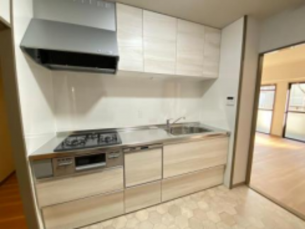 神戸市須磨区妙法寺、中古マンションのキッチン画像です