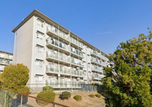 神戸市須磨区白川台、中古マンションの外観画像です