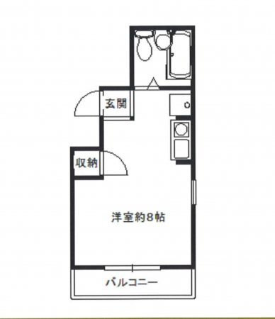 神戸市須磨区須磨寺町、収益物件/マンションの間取り画像です