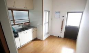 神戸市須磨区妙法寺、収益物件/アパートのキッチン画像です