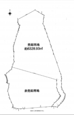 神戸市須磨区車、土地の間取り画像です